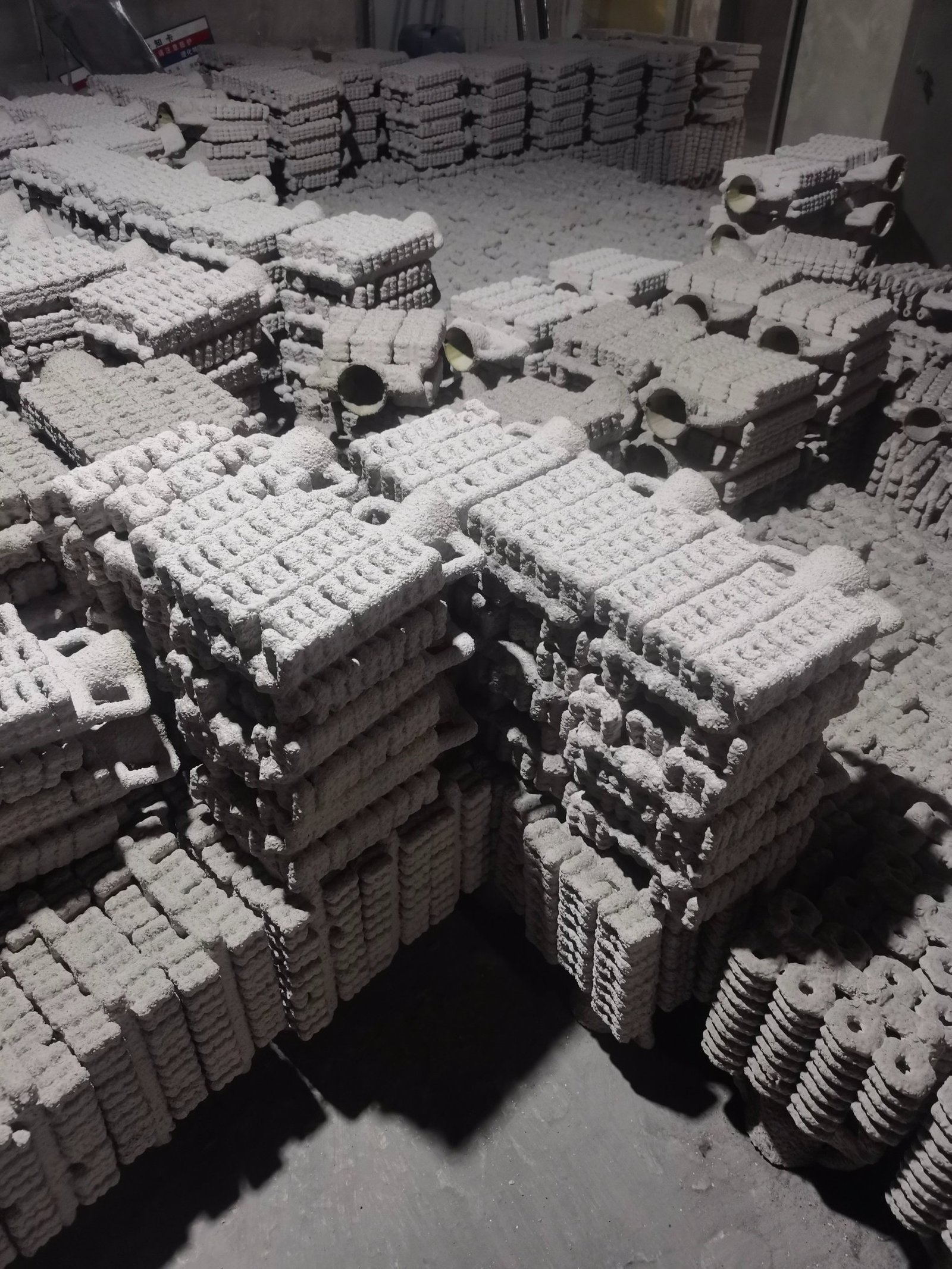 Ceramic shell building
